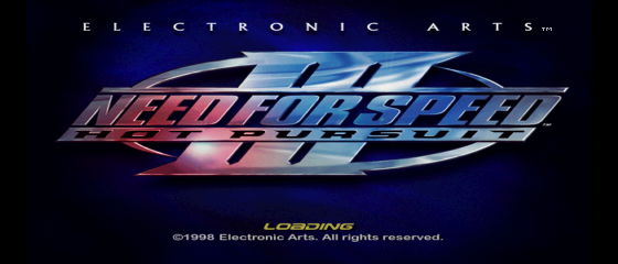 Need for Speed III: Hot Pursuit Title Screen